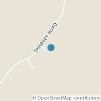 Map location of 6880 Sharkey Rd NW, Crooksville OH 43731