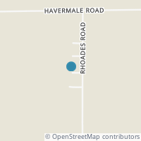 Map location of 2217 Rhoades Rd, Farmersville OH 45325