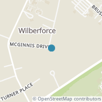 Map location of 1285 Mcginnis Dr, Wilberforce OH 45384