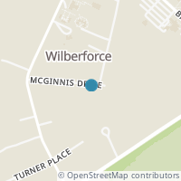 Map location of 1271 Mcginnis Dr, Wilberforce OH 45384