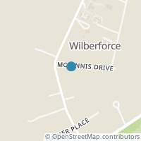 Map location of 1211 Mcginnis Dr, Wilberforce OH 45384