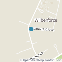 Map location of 1195 McGinnis Rd, Wilberforce OH 45384