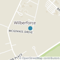 Map location of 1270 Mcginnis Dr, Wilberforce OH 45384