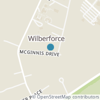 Map location of 1256 Mcginnis Dr, Wilberforce OH 45384