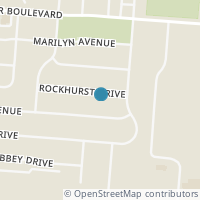 Map location of 1712 Rockhurst Ave, Dayton OH 45420