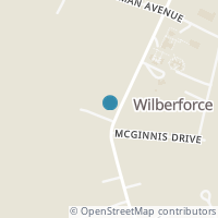 Map location of 1157 Wilberforce Clifton Rd, Wilberforce OH 45384