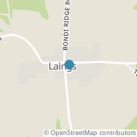 Map location of 42972 Six Point Rd, Laings OH 43752
