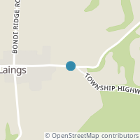 Map location of 6 Points Rd, Laings OH 43752