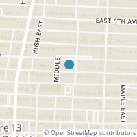 Map location of 355 King St, Lancaster OH 43130