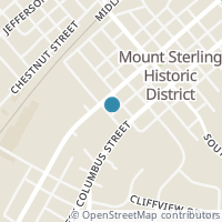 Map location of 93 W Main St, Mount Sterling OH 43143