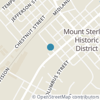 Map location of 21 Madison St, Mount Sterling OH 43143