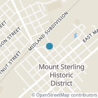 Map location of 51 N High St, Mount Sterling OH 43143