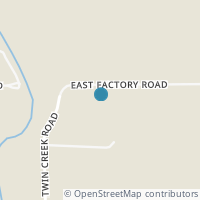 Map location of 7164 E Factory Rd, West Alexandria OH 45381