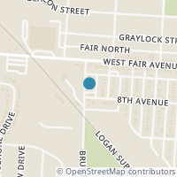 Map location of 810 Van Buren Ave, Lancaster OH 43130
