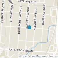 Map location of 1600 Barney Ave, Dayton OH 45420