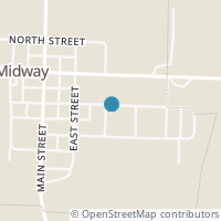 Map location of 155 South St, Sedalia OH 43151