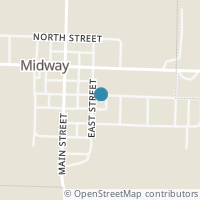 Map location of 85 South St, Sedalia OH 43151