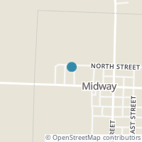 Map location of 155 North St, Sedalia OH 43151
