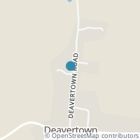 Map location of 8795 Deavertown Rd NW, Crooksville OH 43731