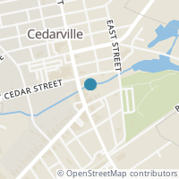 Map location of 94 N Main St, Cedarville OH 45314