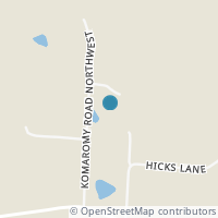 Map location of 9350 Komaromy Rd NW, Crooksville OH 43731