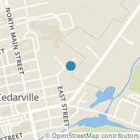 Map location of 73 E Elm St, Cedarville OH 45314