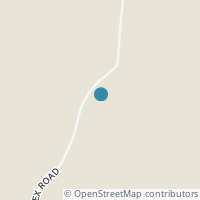 Map location of 10824 N Rex Rd, Blue Rock OH 43720