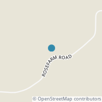 Map location of 12605 Rosefarm Rd NW, Crooksville OH 43731
