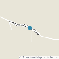 Map location of 13759 Possom Hollow Rd NW, Crooksville OH 43731
