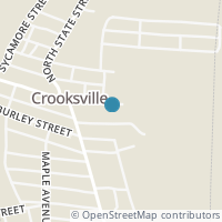 Map location of 410 E Main St, Crooksville OH 43731