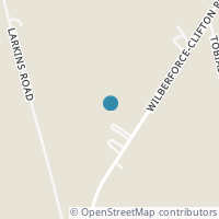 Map location of 3157 Wilberforce Clifton Rd, Cedarville OH 45314
