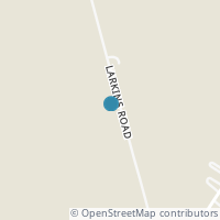 Map location of 3169 Larkins Rd, Cedarville OH 45314