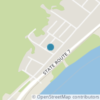 Map location of 753 Market St, Clarington OH 43915