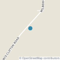 Map location of 3644 Wilberforce Clifton Rd, Cedarville OH 45314