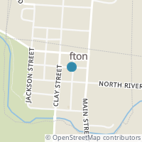 Map location of Clinton St, Clifton OH 45316