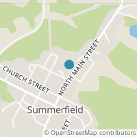 Map location of 109 N Main St, Summerfield OH 43788