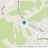 Map location of 324 W Cross St, Summerfield OH 43788