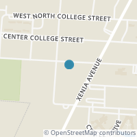 Map location of 142 W South College St, Yellow Springs OH 45387