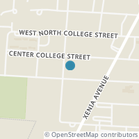 Map location of 813 S High St, Yellow Springs OH 45387