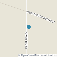 Map location of 3708 Paint Rd, New Paris OH 45347