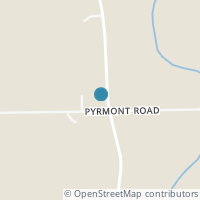 Map location of 5799 Pyrmont Rd, Lewisburg OH 45338