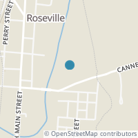 Map location of 110 Brush Creek Rd, Roseville OH 43777