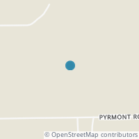 Map location of 6781 Pyrmont Rd, West Alexandria OH 45381