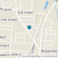 Map location of 47 Stokely St, Roseville OH 43777