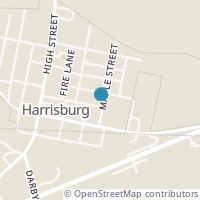 Map location of 1051 Maple St, Harrisburg OH 43126