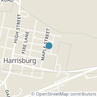 Map location of 1072 Maple St, Harrisburg OH 43126