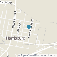 Map location of 1083 Maple St, Harrisburg OH 43126