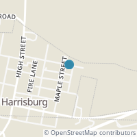 Map location of 1110 Maple St, Harrisburg OH 43126