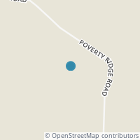 Map location of 7815 Poverty Ridge Rd, Blue Rock OH 43720