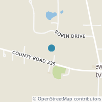 Map location of 10363 County Road 335, New Paris OH 45347